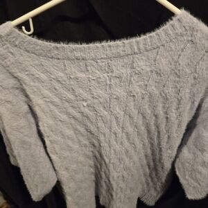 Women's Cozy Knit Sweater - Light Gray